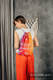 Plecak/worek - 100% bawełna - SREBRZYSTA TĘCZOWA KORONKA - uniwersalny rozmiar 32cmx43cm #babywearing