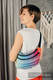 Riñonera hecha de tejido de fular, talla grande (100% algodón) - RAINBOW LACE SILVER  #babywearing