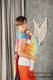 Porte-bébé LennyHybrid Half Buclke, taille standard, jacquard, 100% coton - RAINBOW LACE SILVER  #babywearing