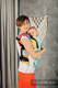 Mochila LennyUpGrade, talla estándar, tejido jaqurad 100% algodón - RAINBOW LACE SILVER #babywearing