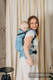 LennyPreschool Carrier, Preschool Size, jacquard weave 100% linen - LOTUS - BLUE  #babywearing