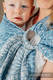 Sling, jacquard (100% lin) -  LOTUS - BLUE - standard 1.8m #babywearing