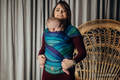 Nosidełko LennyHybrid Half Buckle, splot skośno-krzyżowy, 100% bawełna , rozmiar standard - PROMENADA  #babywearing
