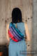 Saszetka z tkaniny chustowej, rozmiar large (100% bawełna) - TĘCZOWA WYSPA #babywearing