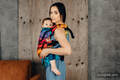 LennyUpGrade Carrier, Standard Size, jacquard weave 100% cotton - RAINBOW ISLAND  #babywearing