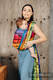 Fascia portabebè, tessitura Jacquard (100% cotone) -  RAINBOW ISLAND - taglia S #babywearing