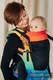 Porte-bébé en maille LennyUpGrade, taille standard, jacquard (75% coton, 25% polyester) - RAINBOW LOTUS #babywearing