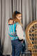 Mochila LennyHybrid Half Buckle, talla estándar, sarga cruzada 100% algodón - MISTY MORNING #babywearing