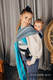 Mochila LennyHybrid Half Buckle, talla estándar, sarga cruzada 100% algodón - MISTY MORNING #babywearing