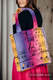 Sac à bandoulière en retailles d’écharpes (100 % coton) - SYMPHONY - FRIENDS - taille standard 37 cm x 37 cm #babywearing