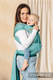 WRAP-TAI portabebé Mini con capucha/ tejido espiga/100% algodón/ LITTLE HERRINGBONE OMBRE GREEN #babywearing