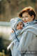 Turtleneck for two (knitted sweatshirt fabric)  - Grey Melange & Colorful Wind #babywearing