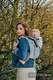 Lenny Buckle Onbuhimo baby carrier, standard size, jacquard weave (100% linen) - TERRA - RUSTLE  #babywearing