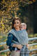 Baby Wrap, Jacquard Weave (100% linen) - TERRA - RUSTLE - size L #babywearing