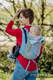Lenny Buckle Onbuhimo baby carrier, toddler size, jacquard weave (100% linen) - TERRA - HUMMING  #babywearing