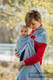 Ringsling, Jacquard Weave, with gathered shoulder (100% linen) - TERRA - HUMMING - standard 1.8m #babywearing