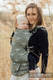 Mochila LennyUpGrade, talla estándar, tejido jaquard (100% lino) - conversión de fular LOTUS - KHAKI  #babywearing