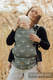 LennyUpGrade Carrier, Standard Size, jacquard weave, 100% linen - LOTUS - KHAKI  #babywearing