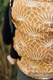 Mochila LennyUpGrade, talla estándar, tejido jaquard (100% lino) - conversión de fular LOTUS - GOLD  #babywearing