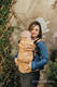 Mochila LennyUpGrade, talla estándar, tejido jaquard (100% lino) - conversión de fular LOTUS - GOLD  #babywearing