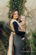 Baby Wrap, Jacquard Weave (100% linen) - LOTUS - GOLD - size XS #babywearing