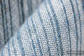 Fascia portabebè, tessitura Jacquard (100% lino) - TERRA - RUSTLE - taglia M #babywearing