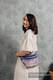 Saszetka z tkaniny chustowej, rozmiar large (100% bawełna) - SYMFONIA - WRZOSOWISKA  #babywearing