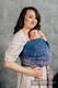Żakardowa chusta kółkowa do noszenia dzieci, bawełna, ramię bez zakładek - SYMFONIA - WRZOSOWISKA  - standard 1.8m #babywearing