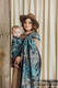 Baby Wrap, Jacquard Weave (60% cotton 28% linen 12% tussah silk) - DRAGONFLY - TWO ELEMENTS - size M #babywearing