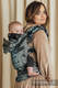 LennyGo Ergonomic Carrier, Baby Size, jacquard weave 60% cotton 28% linen 12% tussah silk - DRAGONFLY - TWO ELEMENTS #babywearing