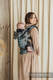 LennyGo Ergonomic Carrier, Baby Size, jacquard weave 60% cotton 28% linen 12% tussah silk - DRAGONFLY - TWO ELEMENTS #babywearing