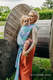 Baby Wrap, Jacquard Weave (68% cotton, 32% bamboo) - BIG LOVE - SIRENA - size L #babywearing