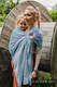 Żakardowa chusta kółkowa do noszenia dzieci, 68% bawełna, 32% bambus, ramię bez zakładek - BIG LOVE - SIRENA - standard 1.8m #babywearing