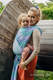 Baby Wrap, Jacquard Weave (68% cotton, 32% bamboo) - BIG LOVE - SIRENA - size M #babywearing