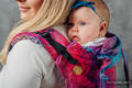 Lenny Buckle Onbuhimo baby carrier, standard size, jacquard weave (100% cotton) - WILD SOUL - BLAZE  #babywearing