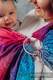 Bandolera de anillas, tejido Jacquard (100% algodón) - con plegado simple -  WILD SOUL - BLAZE - standard 1.8m #babywearing