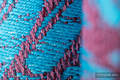 Sac à cordons en retailles d’écharpes (100% coton) - WILD SOUL - BLAZE - taille standard 32 cm x 43 cm #babywearing
