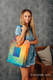 Shoulder bag made of wrap fabric (100% cotton) - RAINBOW CHEVRON - standard size 37cmx37cm #babywearing