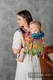Onbuhimo SAD LennyLamb, talla estándar, jacquard (100% algodón) - RAINBOW CHEVRON  #babywearing