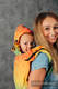 Ergonomische Tragehilfe LennyGo, Größe Toddler, Jacquardwebung, 100% Baumwolle - RAINBOW CHEVRON  #babywearing