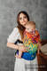 Ergonomische Tragehilfe LennyGo, Größe Baby, Jacquardwebung, 100% Baumwolle - RAINBOW CHEVRON  #babywearing
