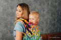 LennyPreschool Carrier, Preschool Size, jacquard weave 100% cotton - RAINBOW CHEVRON  #babywearing