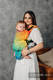 Marsupio LennyUpGrade, misura Standard, tessitura jacquard, 100% cotone -  RAINBOW CHEVRON  #babywearing