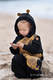 Bear Romper - size 116 - Black & Under the Leaves - Golden Autumn #babywearing
