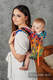 Nosidło Klamrowe ONBUHIMO z tkaniny żakardowej (100% bawełna), rozmiar Toddler - TĘCZOWY CHEVRON #babywearing
