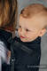 LennyPreschool Tragehilfe, Größe Preschool, Fischgrätmuster, 100% Baumwolle - LITTLE HERRINGBONE EBONY BLACK #babywearing