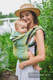 LennyGo Mochila ergonómica, talla toddler, jacquard (86% algodón, 14% viscosa) - PAISLEY - GLOWING DROPLETS #babywearing