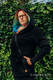Asymetryczna Bluza - Czarna z Tęczowy Lotos - rozmiar 4XL #babywearing