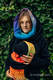 Tragepullover 3.0 - Schwarz mit Rainbow Lotus - Größe 5XL #babywearing
