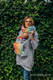 Tragepullover 3.0 - Graue Melange mit Dragonfly Rainbow - Größe 4XL #babywearing